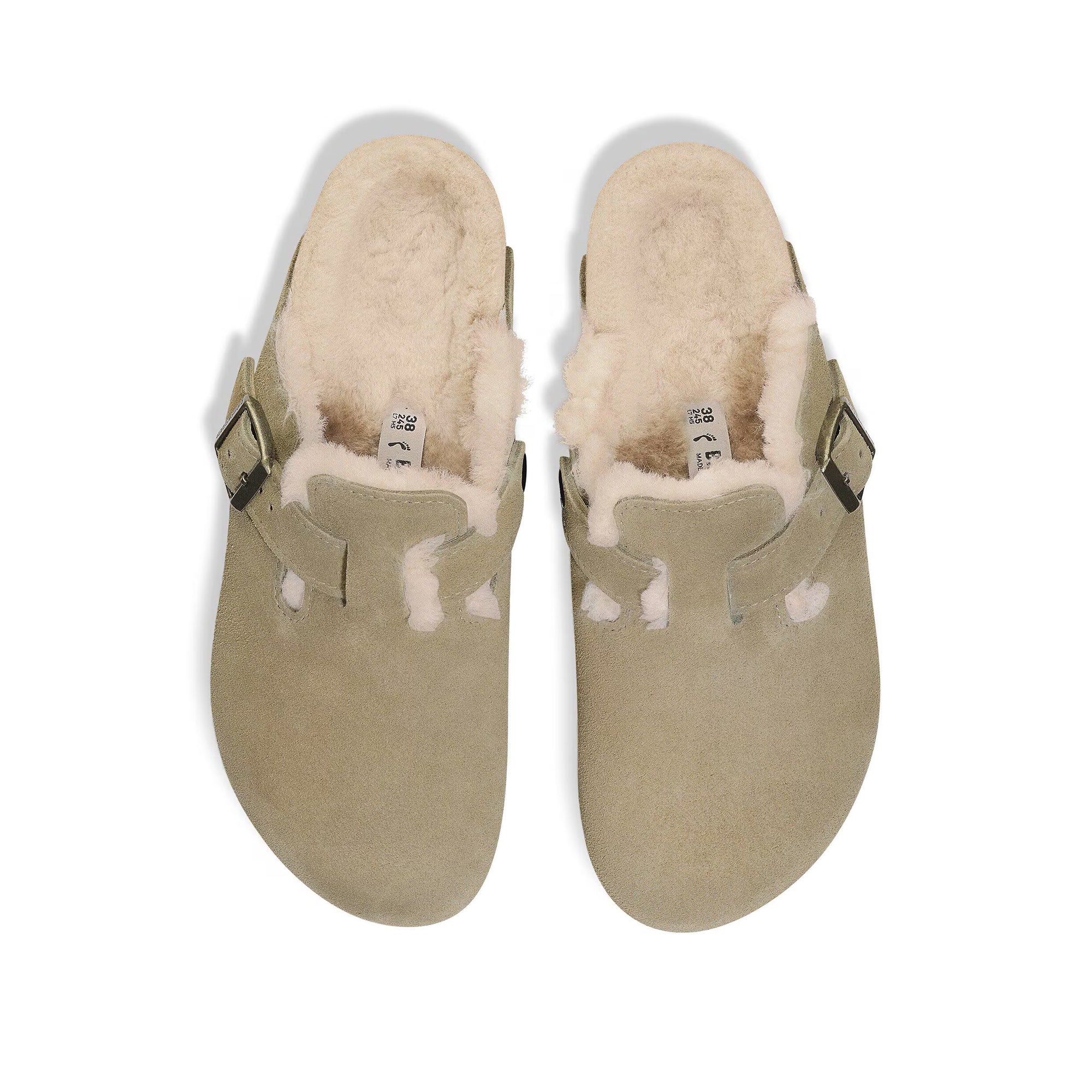 Birkenstock Mens Boston Shearling Sandals